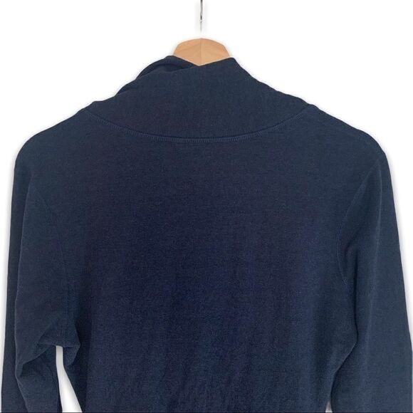 Karma Navy Wrap Polar Fleece Sweatshirt - Picture 4 of 6
